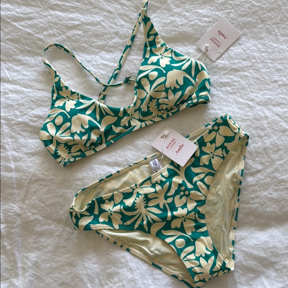 NWT Marine Layer x Andie Valencia Bikini Top and Bottom